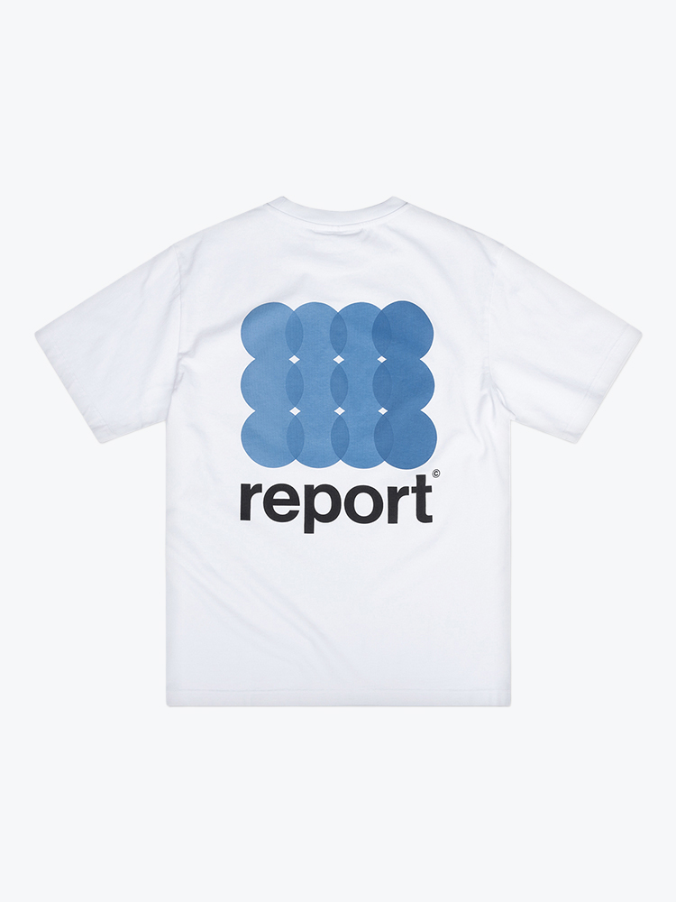 The Savage Report The Savage Report - 12 Dots Tee Off White - T-Shirts - Heren Wit T-Shirts