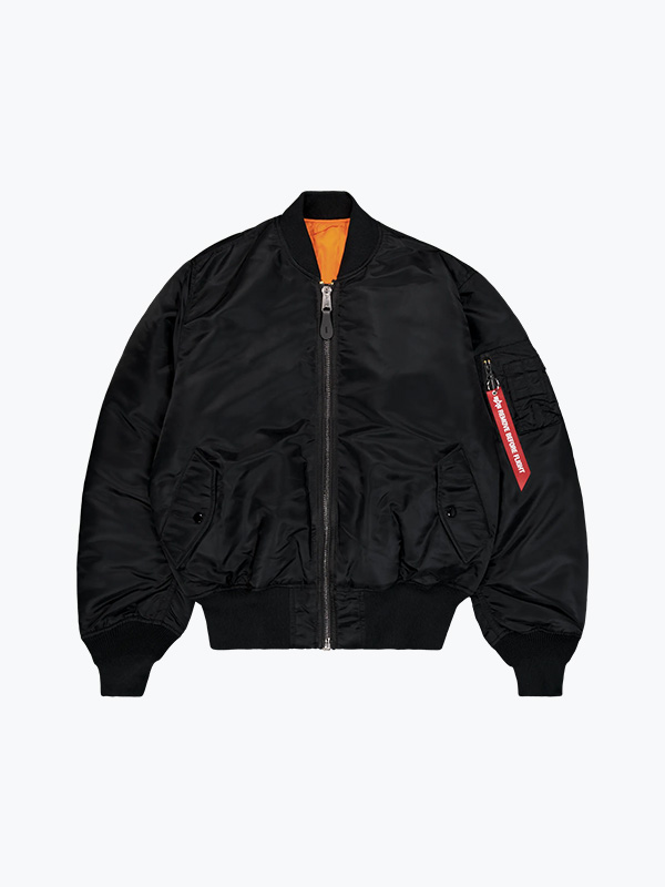 Alpha Industries Alpha Industries - MA-1 Bomber Jacket Black/Black - Jassen - Heren Zwart Jassen