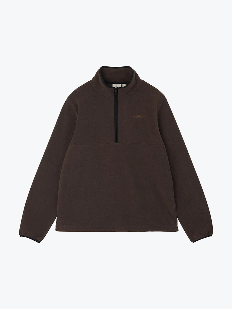 Gramicci Gramicci - Thermal Fleece Pullover Deep Brown - Truien - Heren Bruin Truien