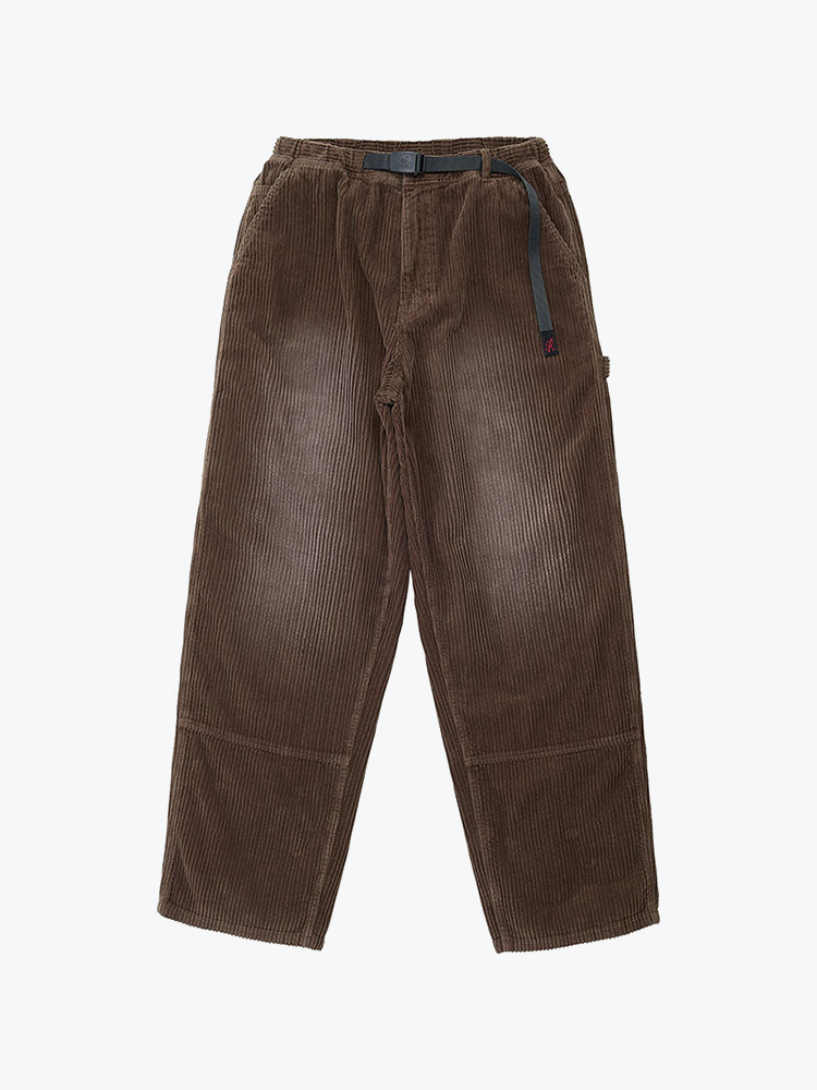 Gramicci Gramicci - Big Wale Carpenter Pant Cocoa - Broeken - Heren Bruin Broeken