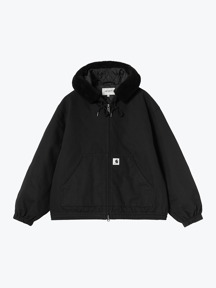 Carhartt WIP Carhartt WIP - W' Corey Active Jacket Black / Black - Jassen - Dames Zwart Jassen