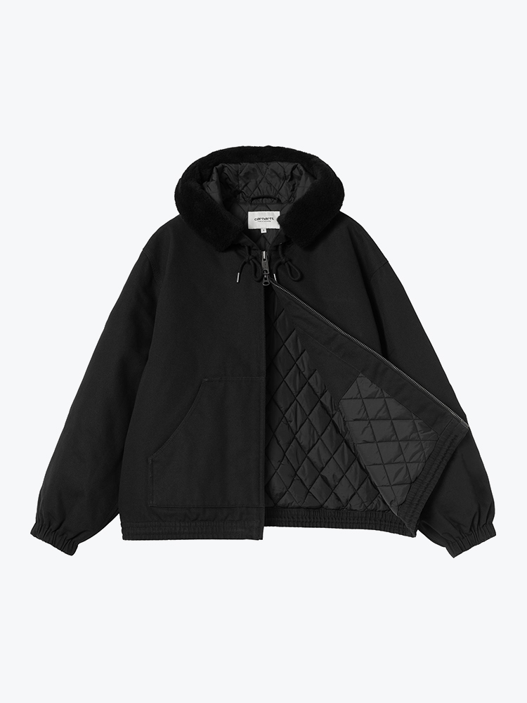Carhartt WIP Carhartt WIP - W' Corey Active Jacket Black / Black - Jassen - Dames Zwart Jassen