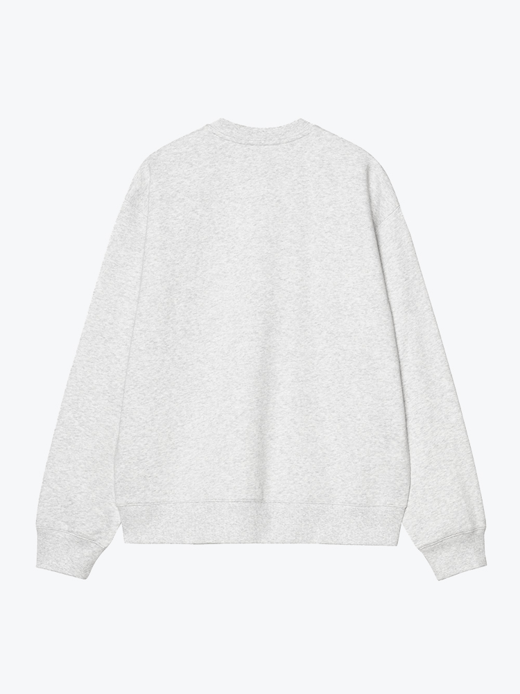 Carhartt WIP Carhartt WIP - Mack Sweat Ash Heather / Black - Truien - Heren Grijs Truien