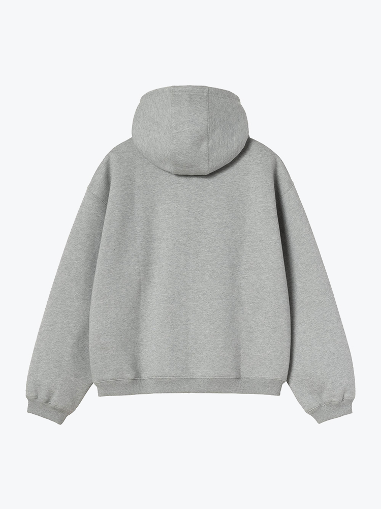 Carhartt WIP Carhartt WIP - Hooded Ebbert Jacket Grey Heather / White - Jassen - Heren Grijs Jassen