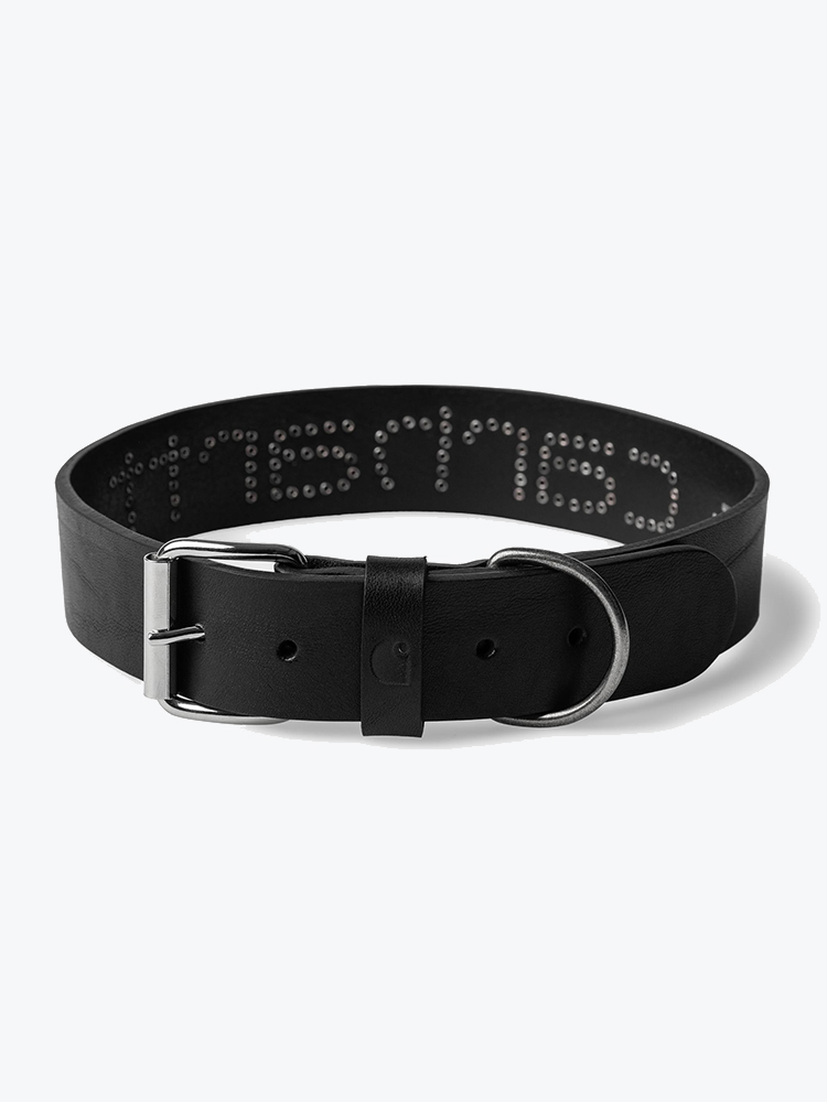 Carhartt WIP Carhartt WIP - Script Studs Dog Collar Black - M/L - Goodies - Heren Zwart Goodies