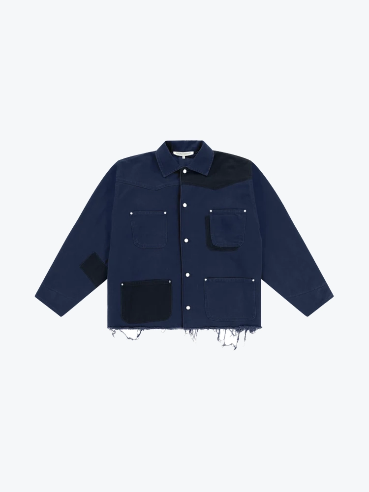 Pal Sporting Goods PAL Sporting Goods - Ranch Patchwork Jacket Blauw - Jassen - Heren Blauw Jassen