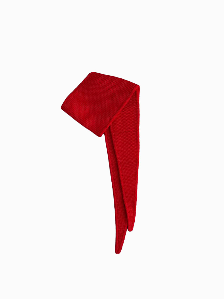 Boii Studios Boii Studios - Bisse Scarf Red - Sjaals - Unisex Rood Sjaals