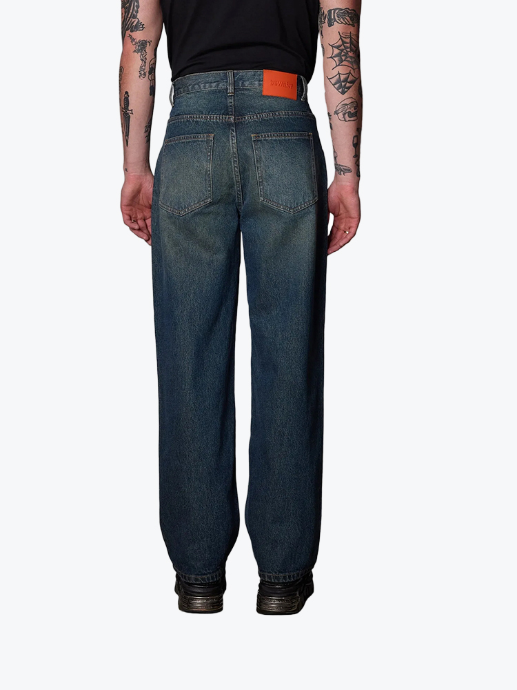 BeWider BeWider - Super Loose Blue Star - Jeans - Heren Blauw Jeans