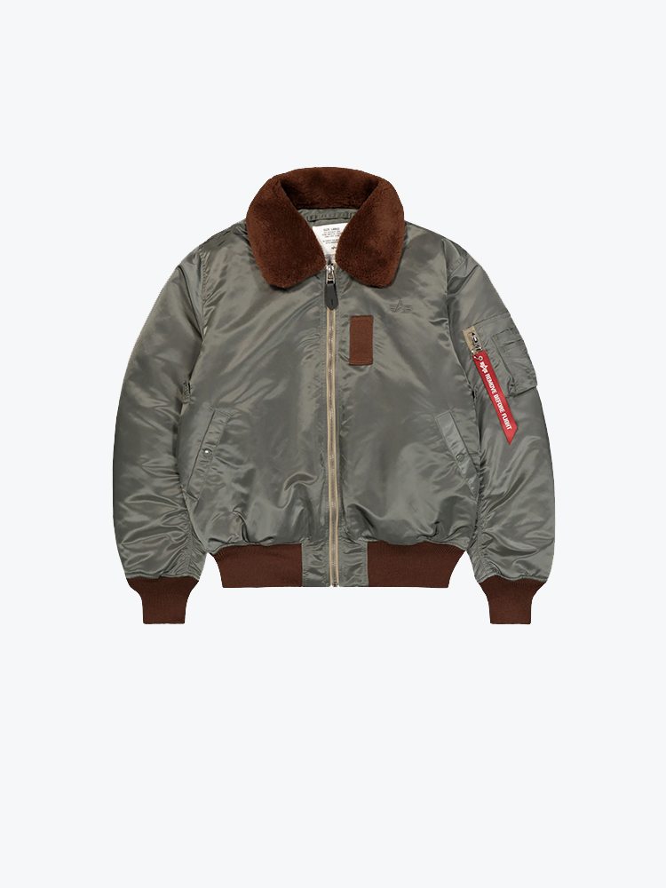 Alpha Industries Alpha Industries - B-15 Heritage Bomber Jacket Vintage Green - Jassen - Heren Groen Jassen