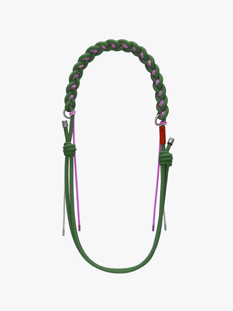 Topologie Topologie - 8.0mm Braided O-Rope Ivy Poly Rope Ivy - Goodies - Unisex Groen Goodies