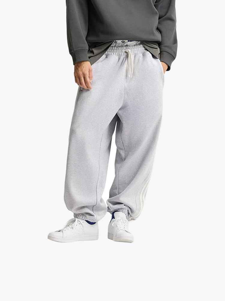 Adidas Adidas - Adicolor NY Sweatpants Light Grey Heather - Broeken - Heren Grijs Broeken