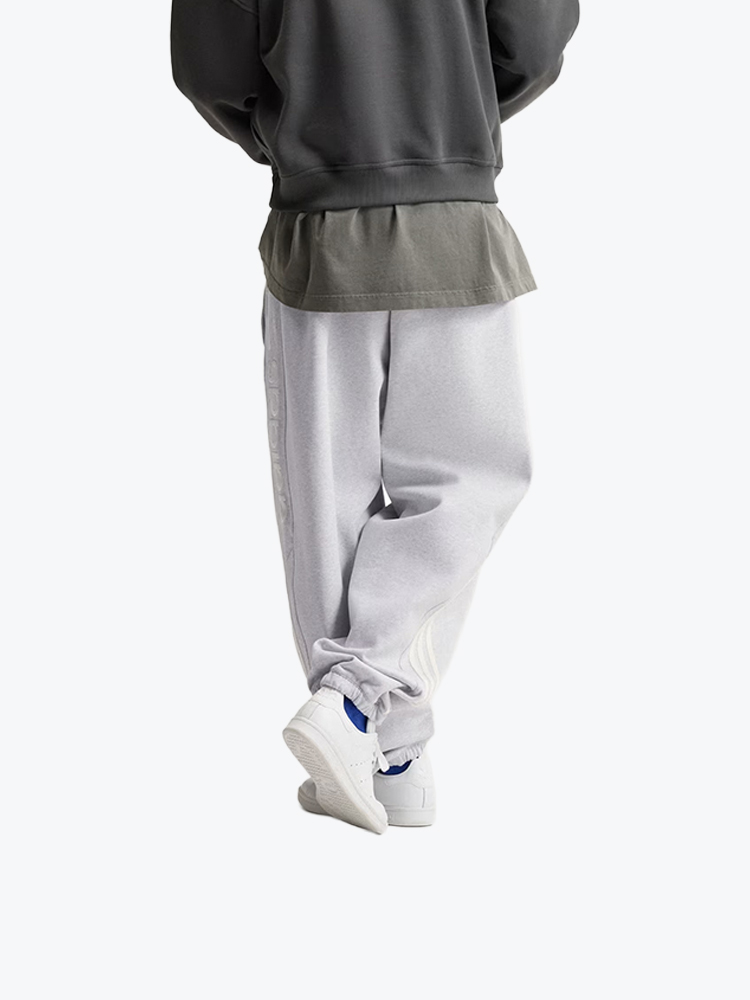 Adidas Adidas - Adicolor NY Sweatpants Light Grey Heather - Broeken - Heren Grijs Broeken