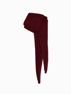 Boii Studios - Bisse Scarf Wine Red - Sjaals - Unisex