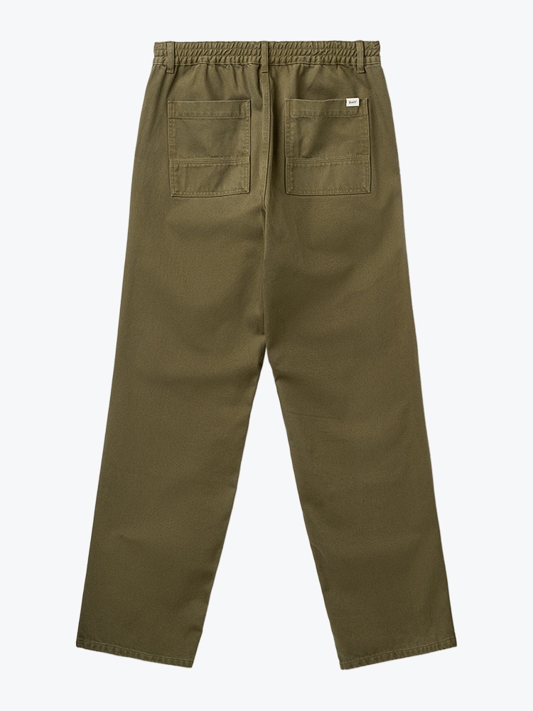 Foret Foret - Clay Twill Pants Army - Broeken - Heren Groen Broeken