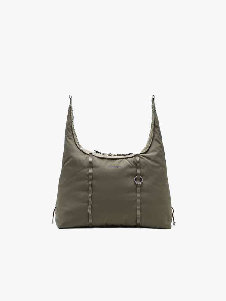 Topologie Topologie - Cloud Hobo Medium Moss Puffer Moss - Tassen - Unisex Groen Tassen