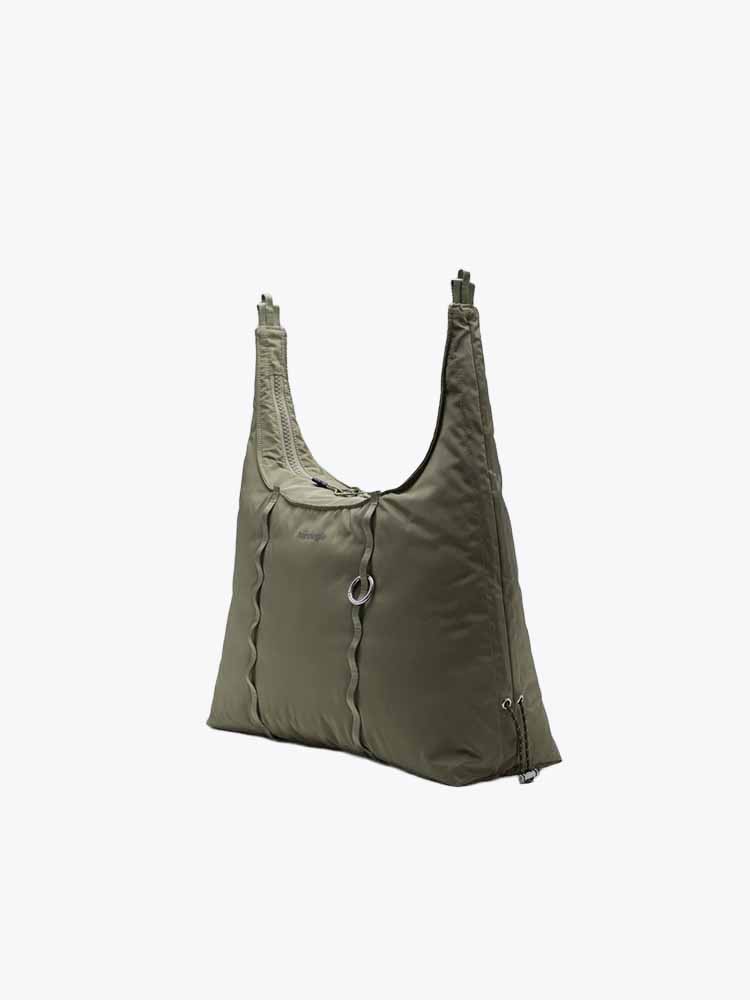 Topologie Topologie - Cloud Hobo Medium Moss Puffer Moss - Tassen - Unisex Groen Tassen