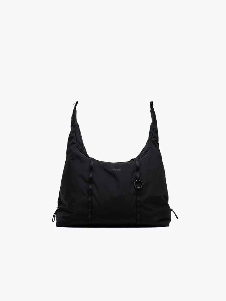 Topologie Topologie - Cloud Hobo Medium Black Puffer Black - Tassen - Unisex Zwart Tassen