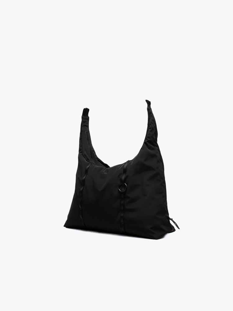 Topologie Topologie - Cloud Hobo Medium Black Puffer Black - Tassen - Unisex Zwart Tassen