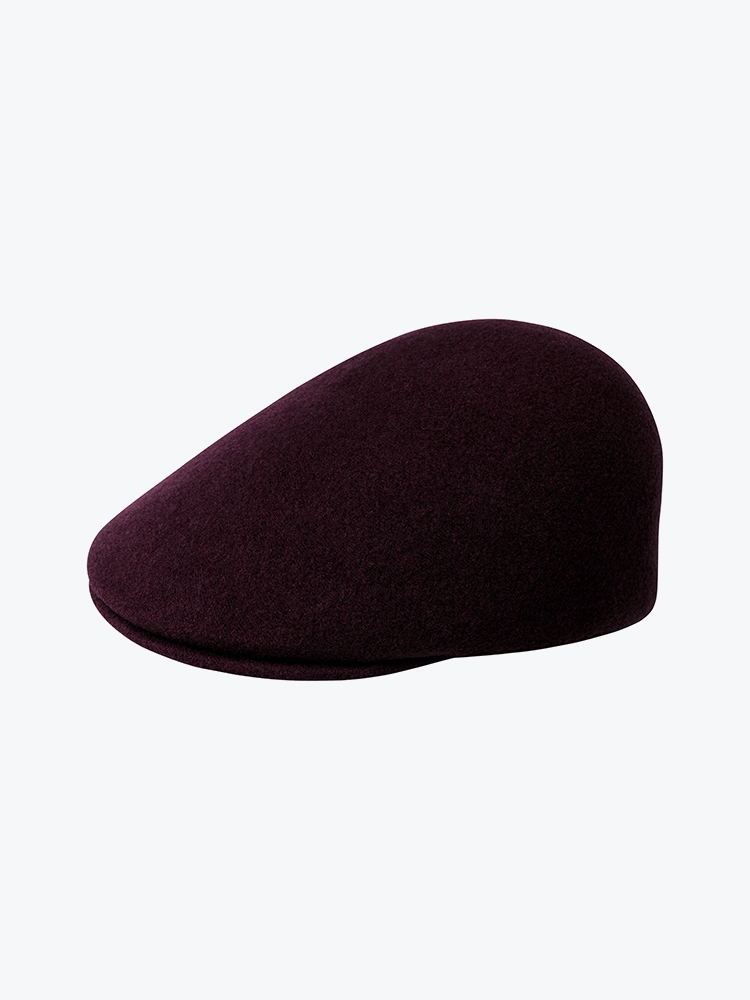 Kangol Kangol - Seamless Wool 507 Vino - Accessoires - Unisex Rood Petten