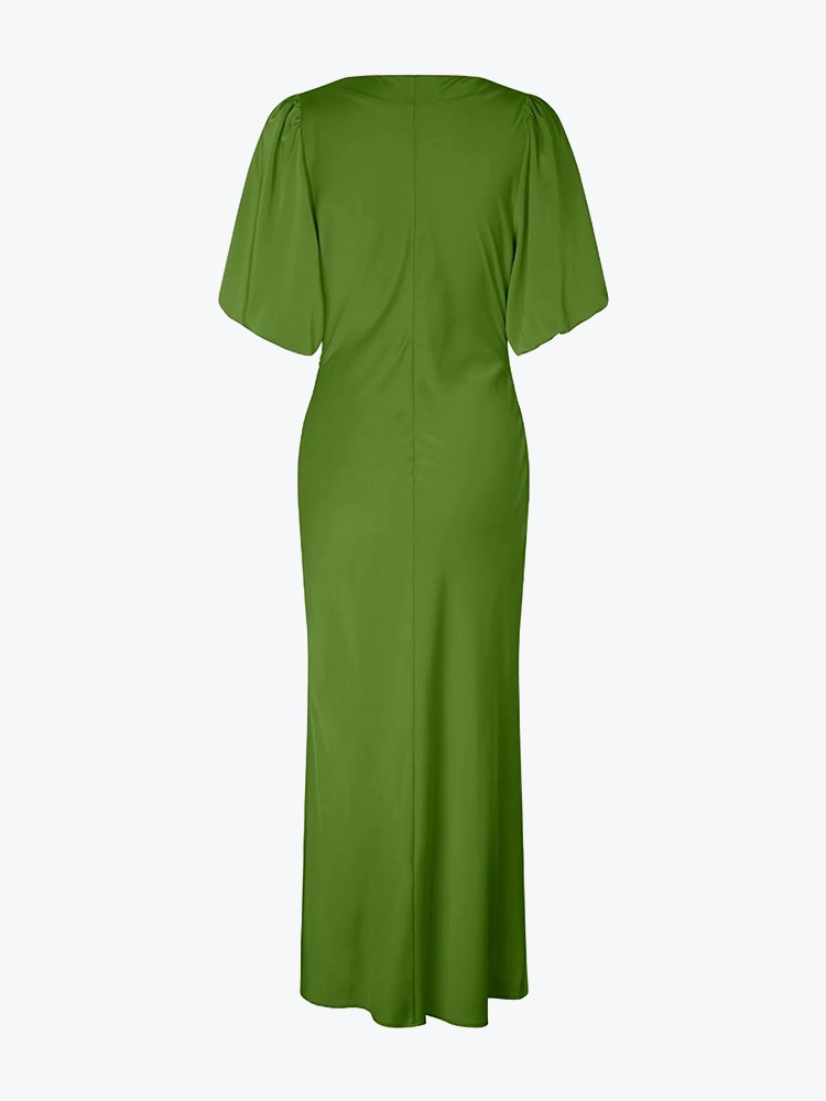 Modström Modstrom - Tailormd SS dress Twist of Lime - Jurken - Dames Groen Jurken