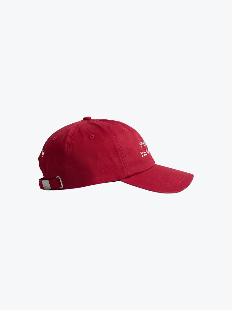 Bram's Fruit Bram's Fruit - F*ck Off I'm Gardening Cap Red - Petten - Heren Rood Petten