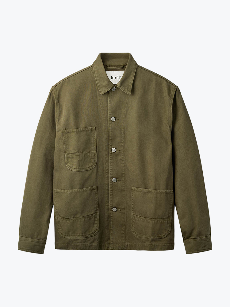 Foret Foret - Forager Twill Jacket Army - Jassen - Heren Groen Jassen