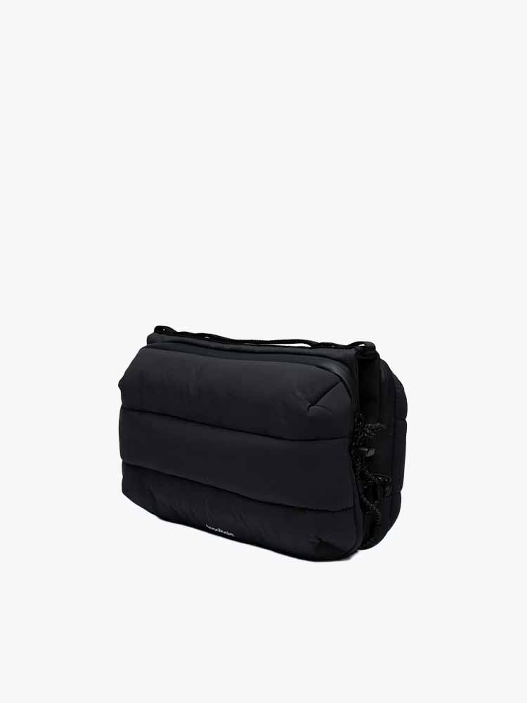 Topologie Topologie - Bottle Sacoche Large Black Silky Peach Black - Tassen - Unisex Zwart Tassen