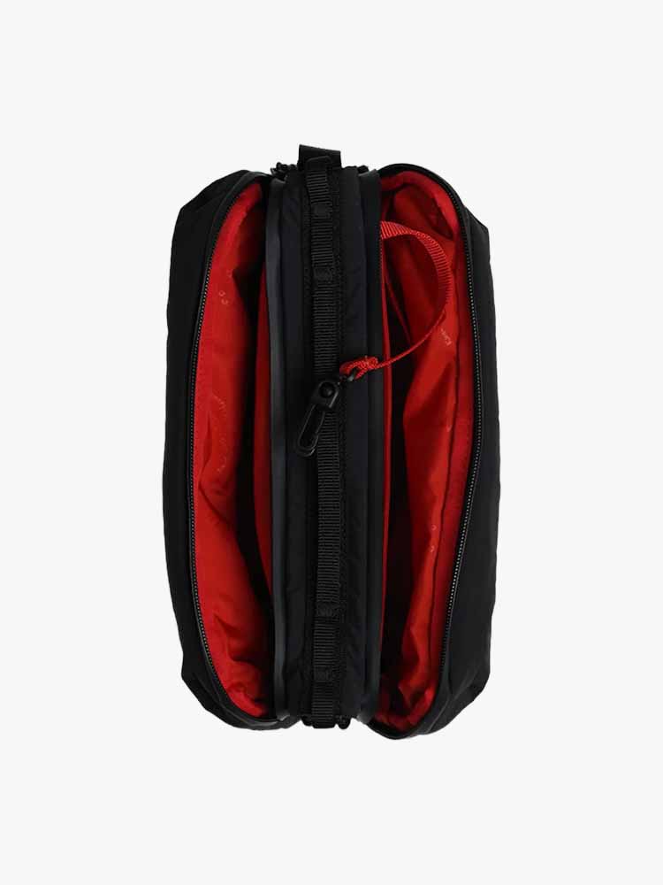 Topologie Topologie - Bottle Sacoche Large Black Silky Peach Black - Tassen - Unisex Zwart Tassen