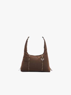 Topologie - Cloud Hobo Small Cocoa Vintage Ripstop  Cocoa - Tassen - Unisex