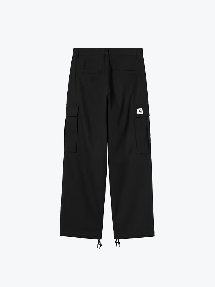 Carhartt WIP Carhartt WIP - W' Brandon Cargo Pant Black - Broeken - Dames Zwart Broeken
