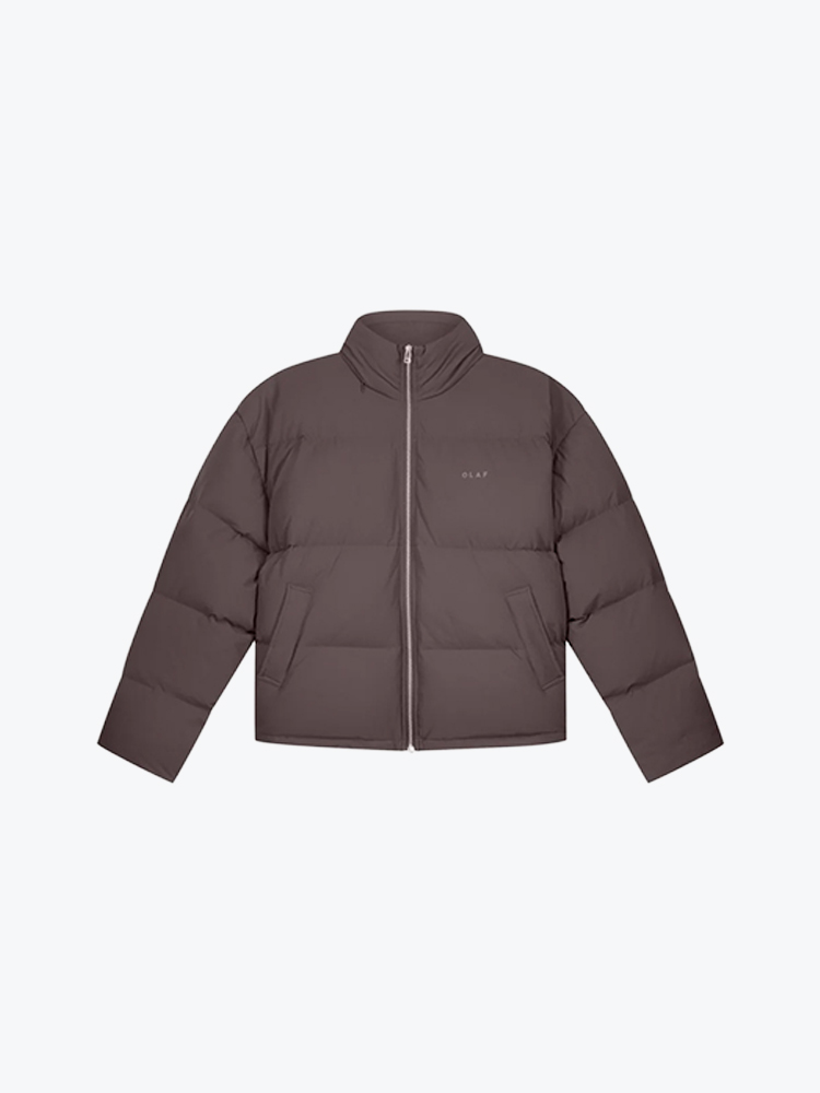 OLAF Olaf - Puffer Jacket Chocolate Plum - Winterjassen - Heren Bruin Winterjassen