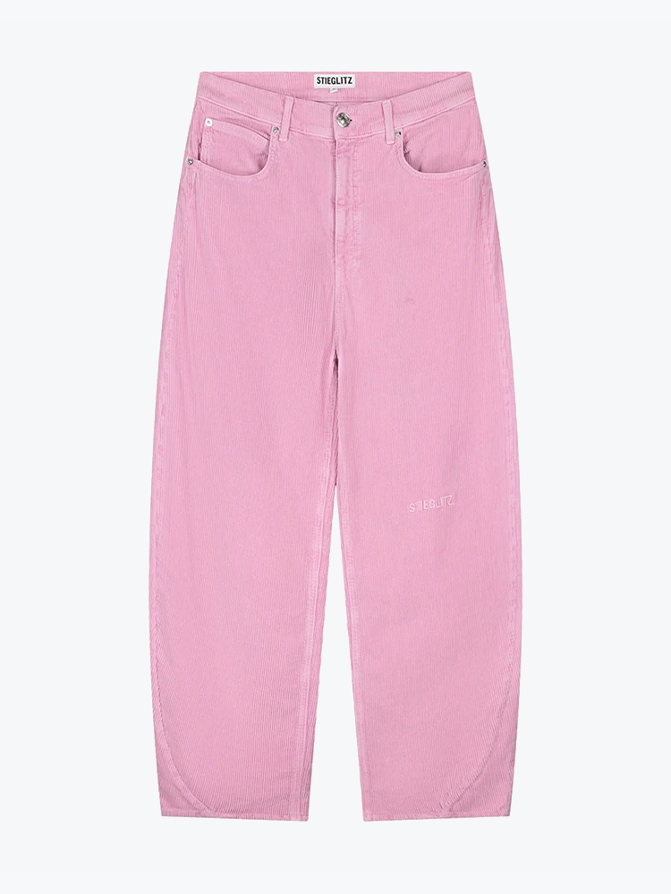 Stieglitz Stieglitz - Mimi Trousers Pink - Broeken - Dames Roze Broeken