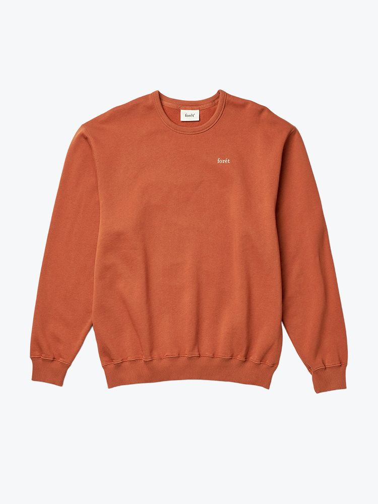 Foret Foret - Noon Sweatshirt Sumac Red - Truien - Heren Rood Truien