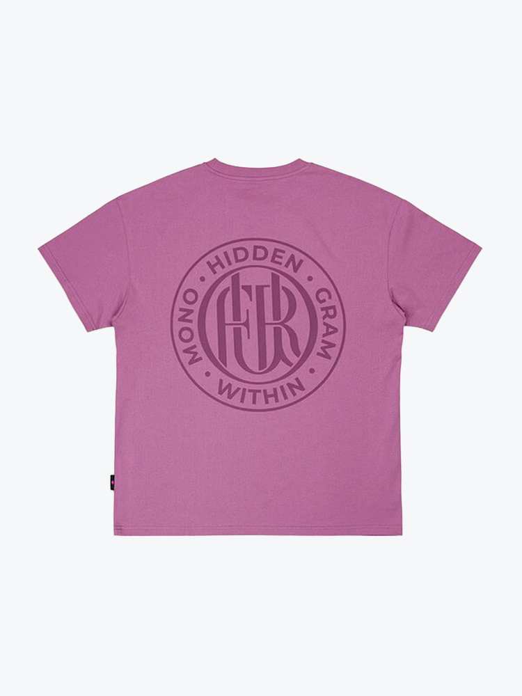 Ofur Ofur -  Hidden With Monogram T-shirt Dusty Rose - T-Shirts - Heren Roze T-Shirts
