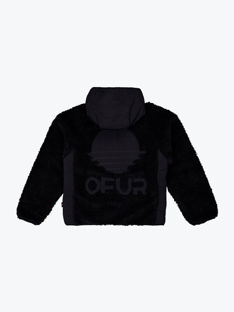 Ofur Ofur - The Rising Sherpa Jacket Black - Jassen - Heren Zwart Jassen