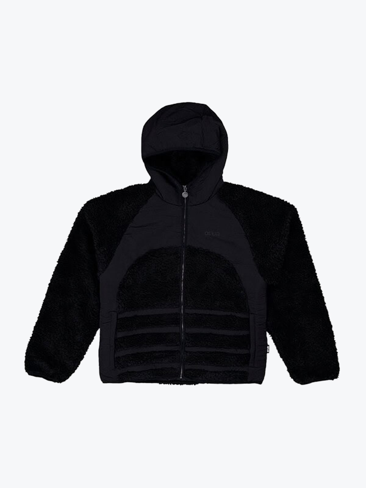 Ofur Ofur -  The Rising Sherpa Jacket Black - Jassen - Heren Zwart Jassen