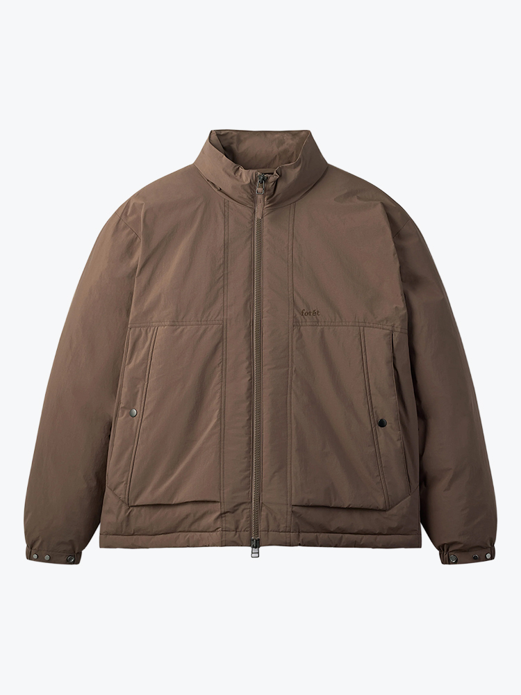 Foret Foret - Polar Puffer Jacket Wood - Jassen - Heren Bruin Jassen