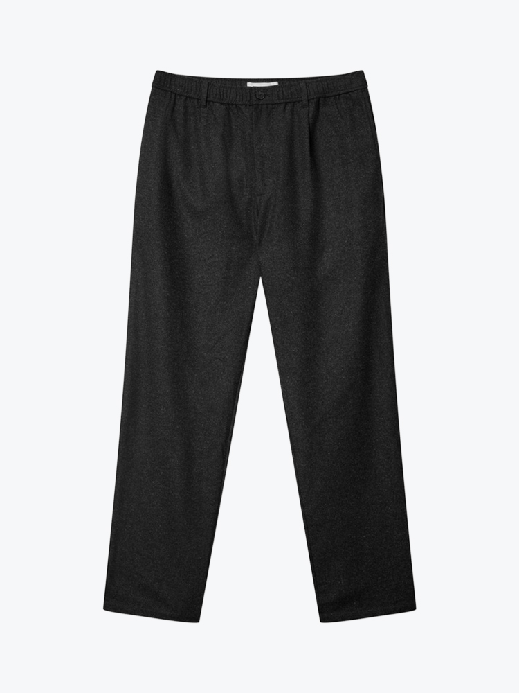 Samsoe Samsoe Samsoe Samsoe - Sabertil Trousers 15860 Black Mel. - Broeken - Heren Zwart Broeken