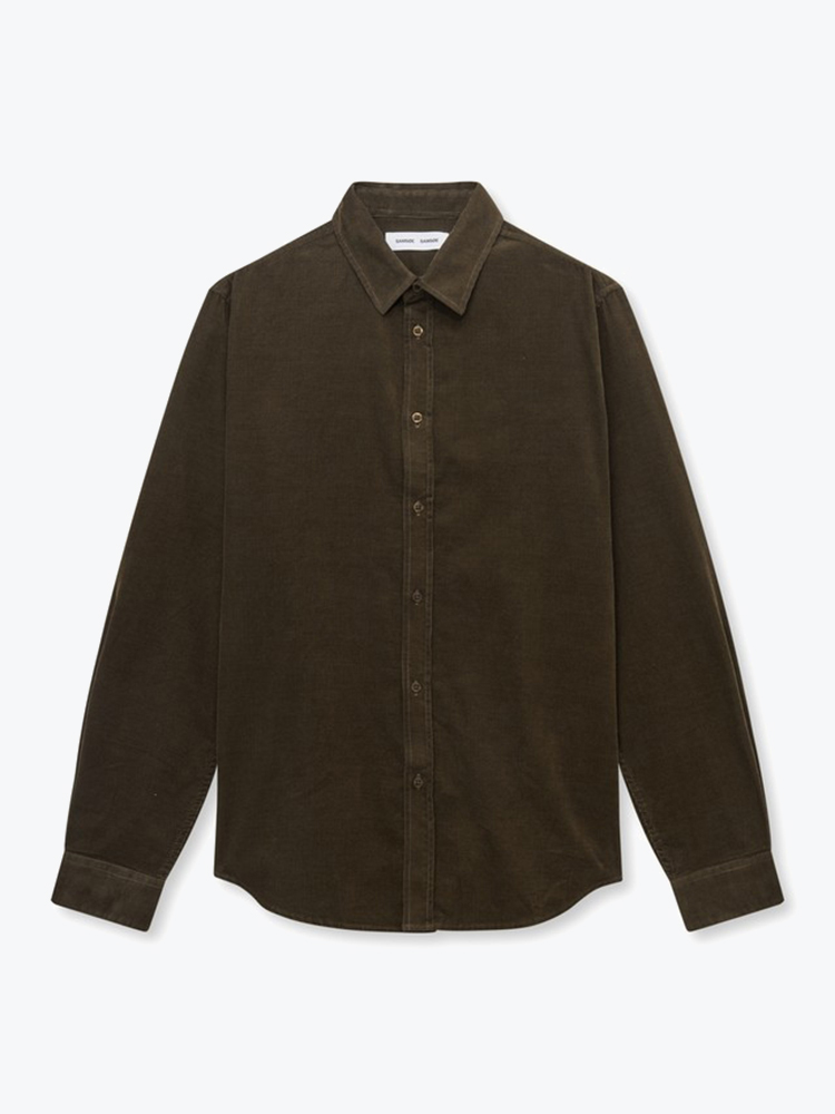 Samsoe Samsoe Samsoe Samsoe - Saliam Nx Shirt 10504 Delicioso - Overhemden - Heren Bruin Overhemden