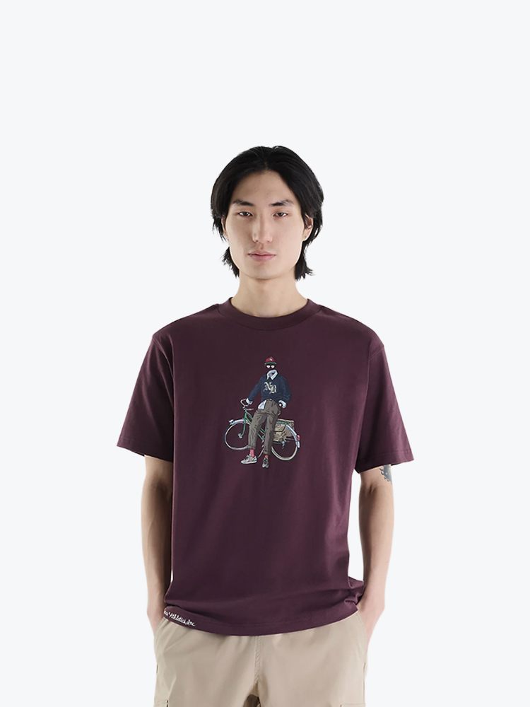 New Balance New Balance - Varsity Bike T-Shirt YLR - T-Shirts - Heren Grijs T-Shirts