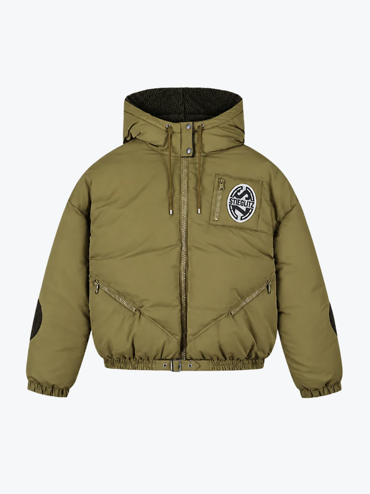 Stieglitz Stieglitz - Felice Puffer Jacket Green - Jassen - Dames Groen Jassen