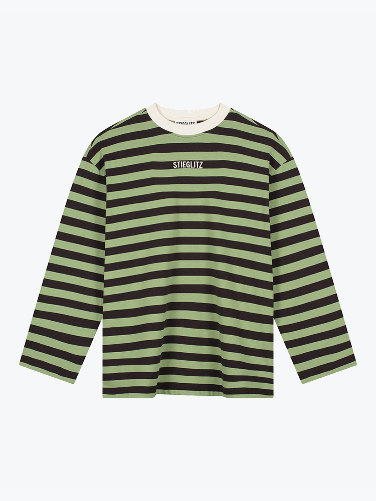 Stieglitz Stieglitz - Donna Wide Skate Longsleeve Green - T-Shirts - Dames Groen T-shirts