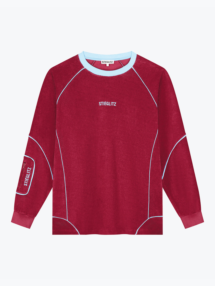 Stieglitz Stieglitz - Silvana Terry Sweater Red - Truien - Dames Rood Truien