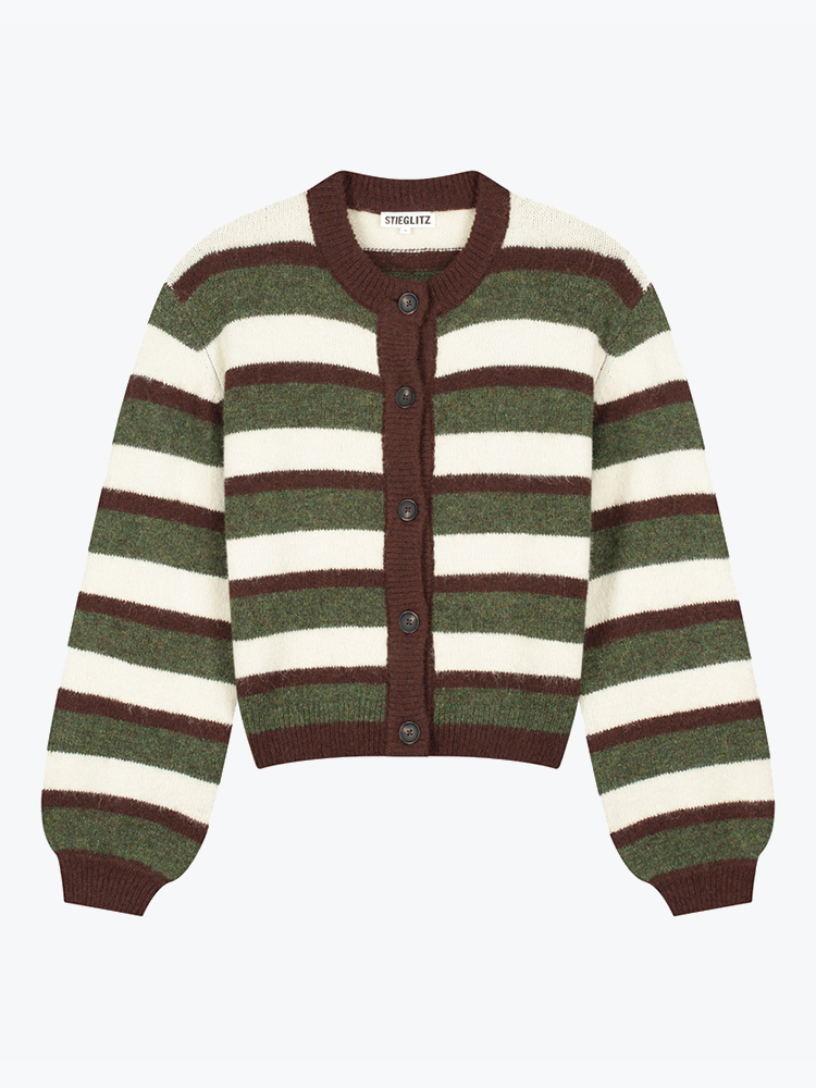 Stieglitz Stieglitz - Moya Cardigan Brown - Vesten - Dames Bruin Vesten